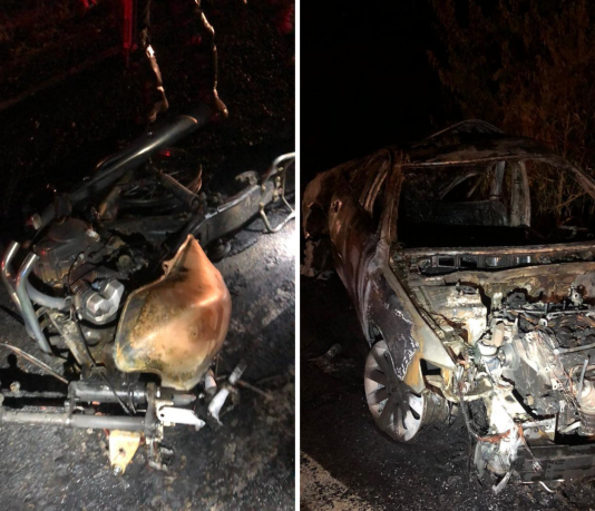 Tragédia: Acidente entre dois carros e uma moto deixa dois mortos e cinco feridos na CE-060, em Itapiúna