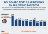 Lives nas redes sociais do Lula tiveram 10 vezes menos audiências do que as do Bolsonaro