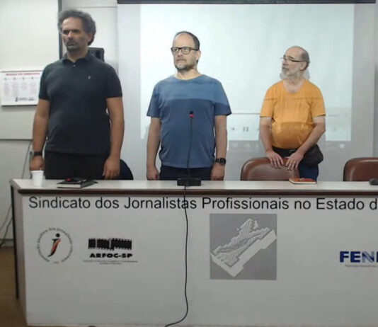 Absurdo: Sindicato dos Jornalistas de São Paulo faz ato de apoio ao Hamas