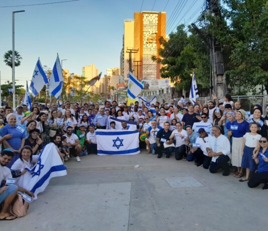 1° Manifestação Pró-Israel é realizada em Fortaleza