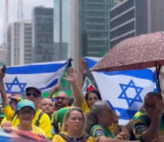 Chanceler de Israel agradece após apoio em ato na Avenida Paulista