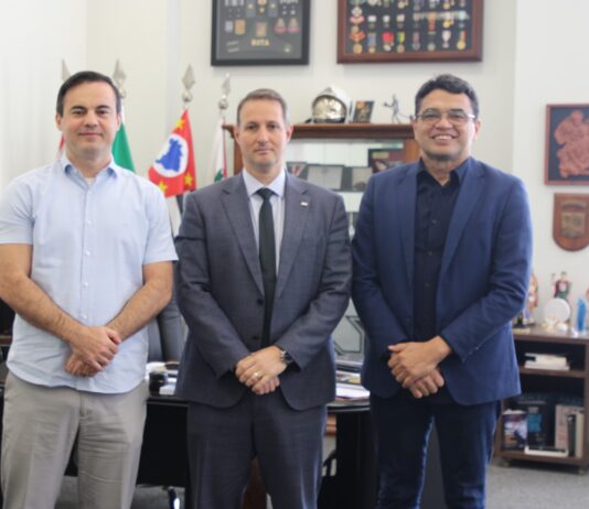 Capitão Wagner se reúne com Secretário de Segurança Pública de São Paulo Guilherme Derrite