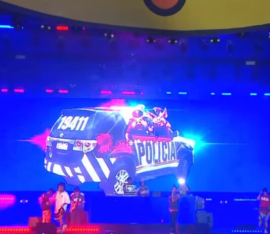 Vereador Julierme Sena denúncia apologia ao crime em evento no Marina Park, onde policiais militares do Ceará foram retratados como porcos