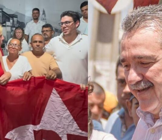 Crise na Esquerda: PT Aracati apoia oposição e acusa Bismarck de ‘oligarquia’; prefeito rebate: ‘esquerda de araque’