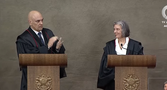 Cármen exalta Moraes ao virar presidente do TSE: ‘Garantiu eleição segura e séria’