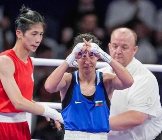 Búlgara protesta contra ‘lutadora’ reprovada em teste de gênero