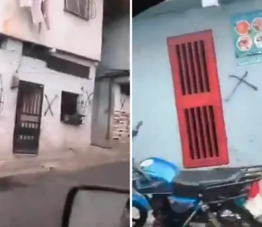 Venezuela: Ditadura marca casa de opositores com “X” em Caracas