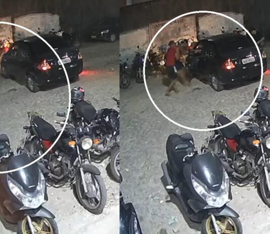 Pandemia da bala: Casal é morto a tiros em saída de condomínio no bairro Mondubim, em Fortaleza