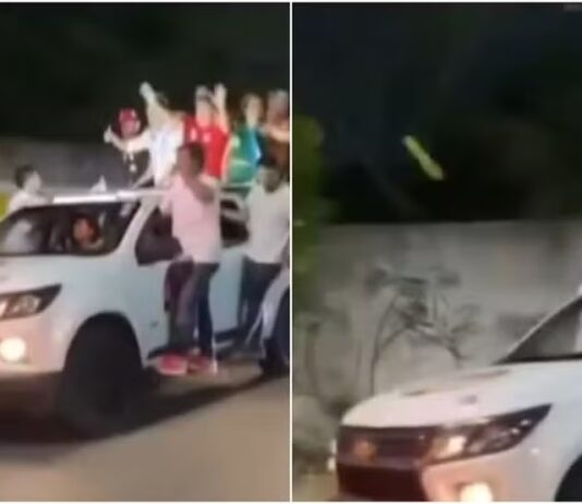 Candidato do PT em Fortaleza é recebido com arremesso de ovos durante carreata