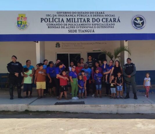 Boas Notícias: Policiais militares de Ibiapaba promovem visita interativa para crianças da associação “Mães que se Abraçam”