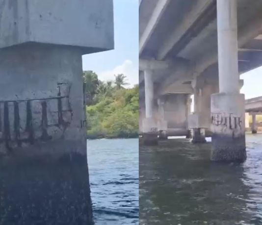 Pontes na BR-304 em Aracati, no interior do Ceará, apresentam deteriorações em suas estruturas