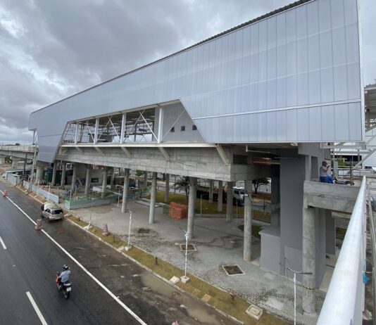 Obra da estação do aeroporto no VLT de Fortaleza prevista para 2022 tem mais um adiamento