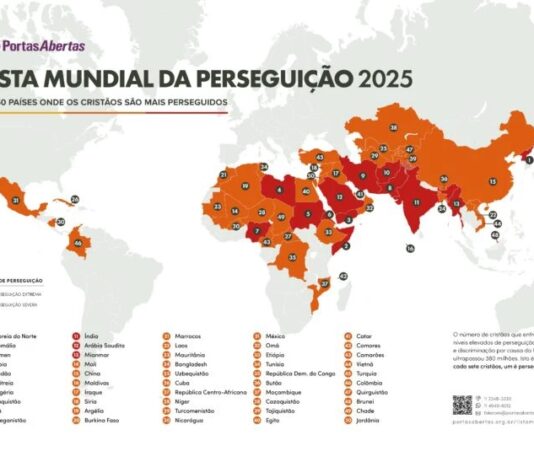 Ranking mostra que um a cada sete cristãos é perseguido no mundo.