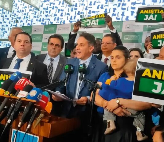 PL protocola requerimento de urgência da anistia, com 262 assinaturas no sistema da Câmara