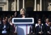 Líder da direita Francesa Marine Le Pen diz que sua condenação é “caça às bruxas”