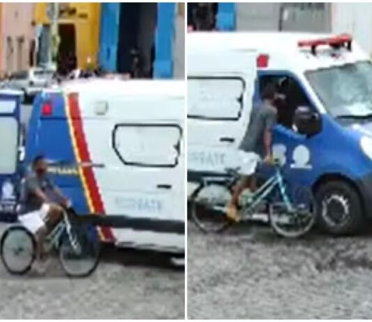 Homem furta celular de ambulância durante socorro no interior do Ceará