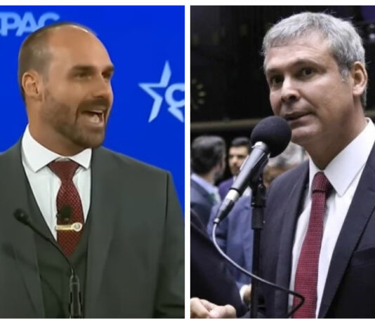 Líder do PT protocola denúncia pedindo cassação de Eduardo Bolsonaro