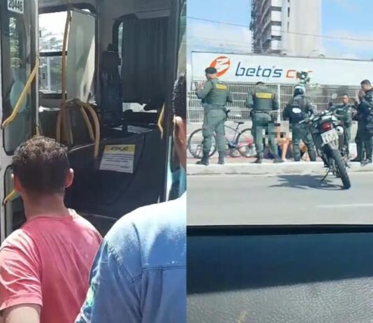 Mulher é morta a tiros em ônibus na Avenida Sargento Hermínio, em Fortaleza
