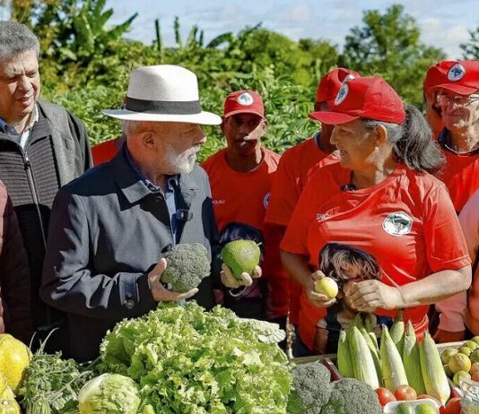 Vocês são invasores de busca de dignidade, diz Lula em elogio ao MST