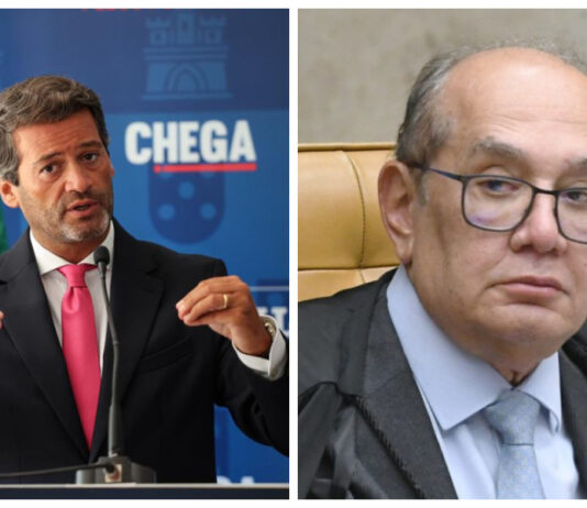 Líder da direita em Portugal anuncia investigação contra Gilmar Mendes