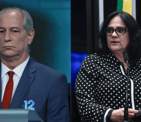 Sen. Damares critica possibilidade de Ciro Gomes ser candidato da direita no Ceará: “Me chamou de bandida nazifascista por ser conservadora”.