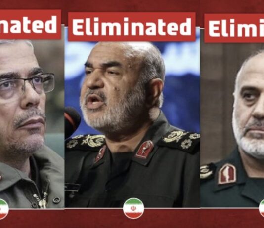 Ataque de Israel mata 3 dos principais líderes militares do Irã