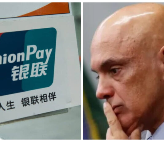 Jornalista Paulo Figueiredo esclarece que entrada de cartão chinês no Brasil não salvará Moraes de sanções.