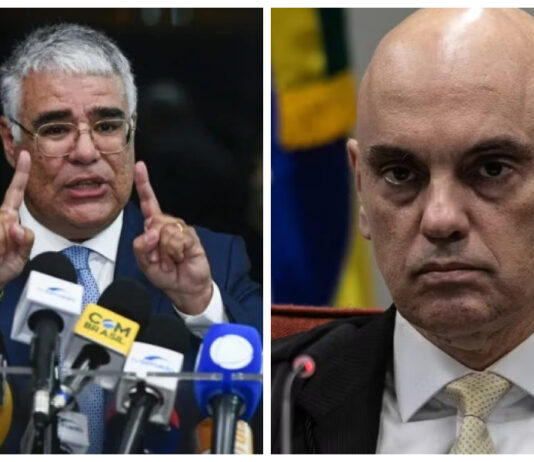 Senador Eduardo Girão cobra impeachment de Moraes após sanção: “Ajuda precisou vir de fora, agora é a vez do congresso”.