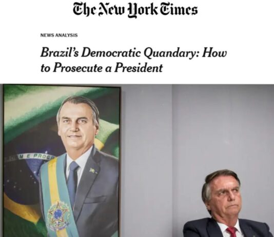 Julgamento de Bolsonaro gera questionamentos sobre democracia no Brasil, diz New York Times
