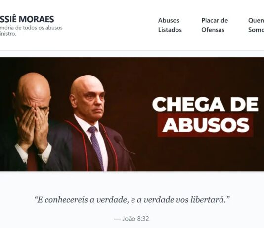 Dossiê online apresenta mais de 70 razões para impeachment de Alexandre de Moraes