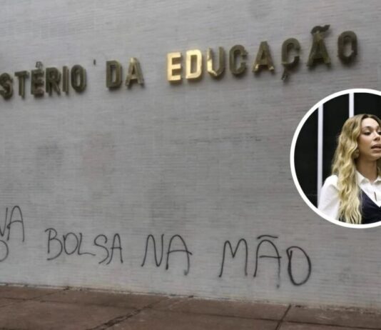 Alvo da PF por pichar prédio do MEC é assessor de Erika Hilton