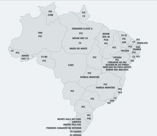 Território do crime: Brasil tem mais de 60 milhões de pessoas vivendo sob regras de facções, maior índice na América Latina
