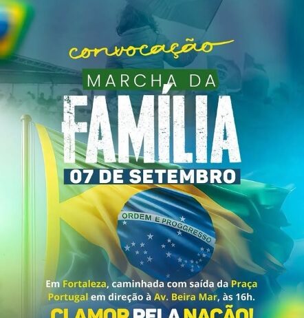 Reaja Brasil: 07 de setembro vai ser marcado por manifestações. Em Fortaleza, evento será na Praça Portugal às 16 horas.
