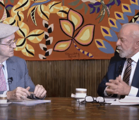 Lula só aceitou falar à “Band” se entrevistador fosse Reinaldo Azevedo.