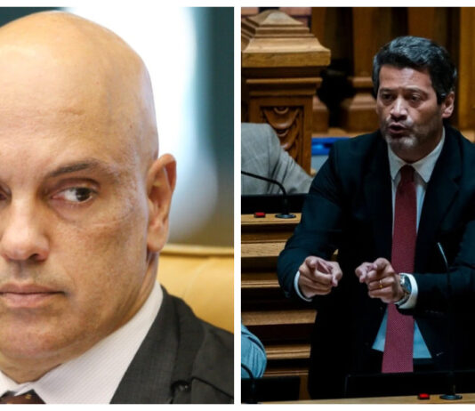 Direita de Portugal apresenta proposta para que Moraes seja impedido de entrar no país.