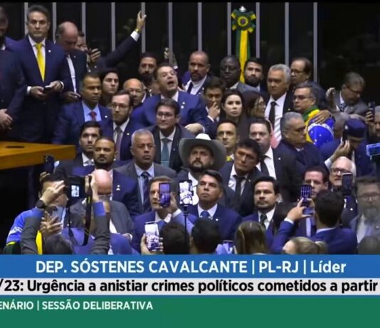 Urgência do projeto da Anistia é aprovado com 311 votos