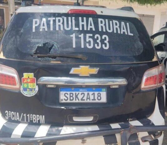 Bandido depreda viatura da polícia por ordem de facção em Jijoca de Jericoacoara