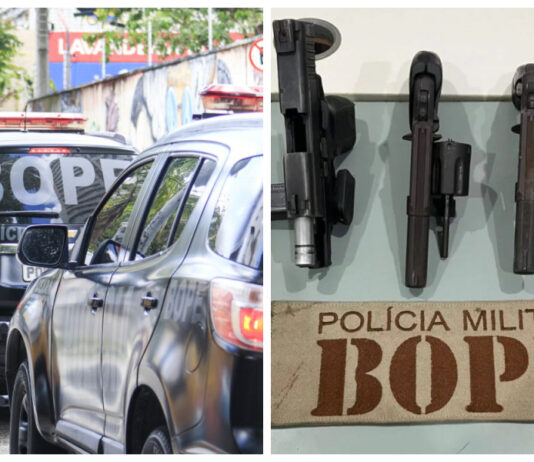 Tiroteio entre policiais e criminosos em Fortaleza termina com dois bandidos mortos e dois detidos