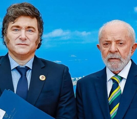 Milei compartilha publicação que diz que Venezuela financiou Lula