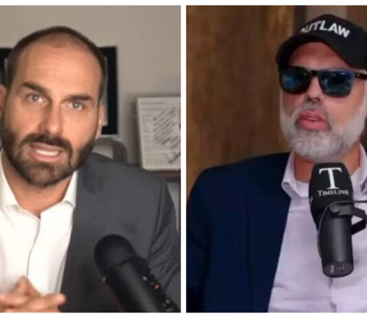Allan dos Santos pede que Trump só confie em Eduardo Bolsonaro em assuntos sobre o Brasil