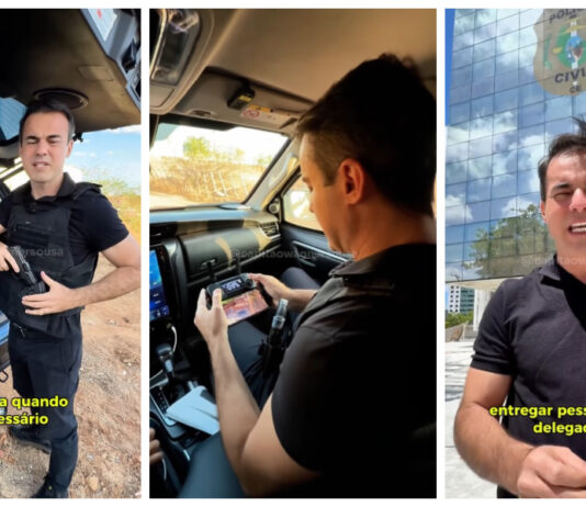 Capitão Wagner reage a ameaça de morte e registra BO na delegacia geral da Polícia Civil.