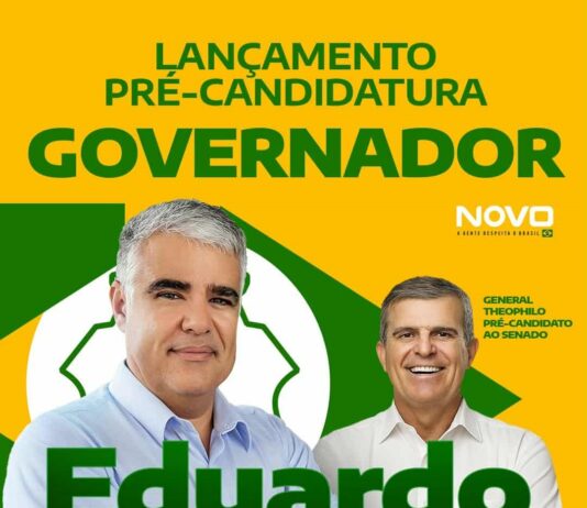 Eduardo Girão lança pré-candidatura ao Governo do Ceará amanhã (30) com a presença de vários líderes de direita.