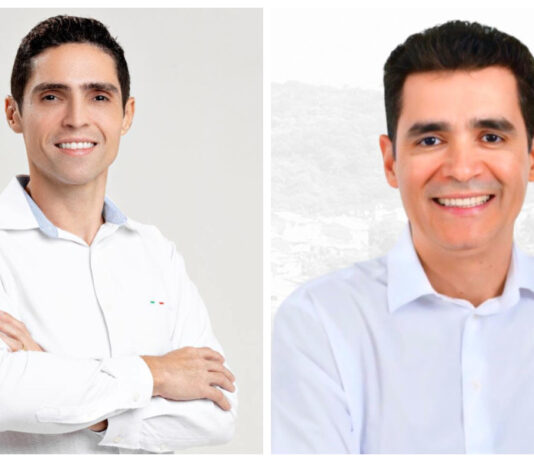 Prefeito de Palmácia, no interior do Ceará, troca socos e pontapés com irmão de prefeito de cidade vizinha.