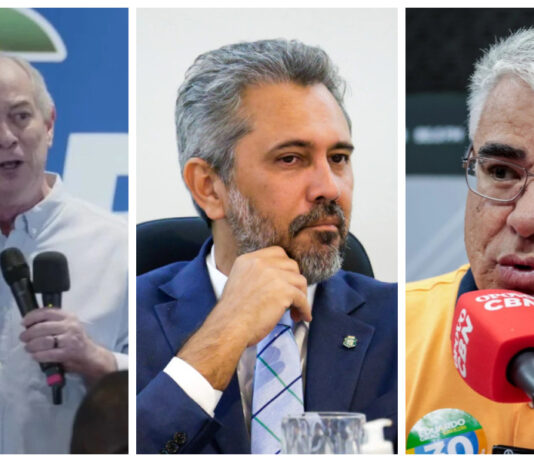 Pesquisa Real Time Big Data/CNN a governador do Ceará revela Ciro Gomes com 39%, Elmano 39% e Eduardo Girão 16%.
