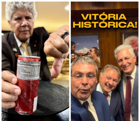 Deputados de esquerda comemoram Imposto sobre bebidas açucaradas, mesmo em refrigerantes zero.