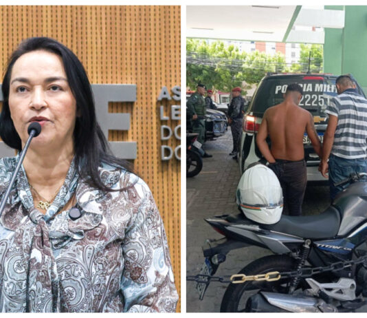 Deputada estadual Dra. Silvana (PL) foi assaltada na manhã dessa quarta-feira (24) em Fortaleza; polícia prendeu os bandidos.