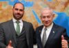 Eduardo Bolsonaro viaja para Israel e se encontra com Netanyahu