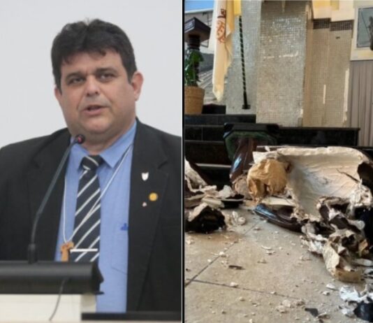 Vereador Jorge Pinheiro diz que ataque à paróquia São Benedito é ato de intolerância religiosa.