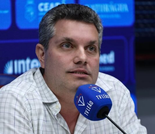 Presidente do Conselho da SAF do Fortaleza confirma divida de mais de R$ 100 milhões, confirmando denúncia de Girão;