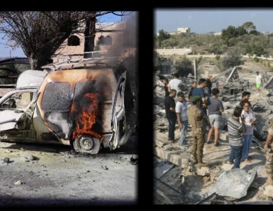 Israel ataca alvos dos grupos terroristas Hamas e do Hezbollah no Líbano